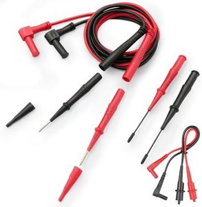 Replacement for Fieldpiece ATLK7 HVAC Silicone Test Lead Kit Clamp Meters