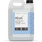 Miniml Eco Laundry Liquid Washing Detergent 5L Refill - Natural Non Bio Fresh Linen Scented Clothes and Fabric Softener for Machine or Delicate Hand Cleaning - 100% Vegan & Cruelty Free (165 Washes)