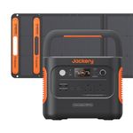 Jackery Solar Generator 1000 Plus 200W, 1264Wh portable power station with 2x 100W Solar Panel, LiFePO4 Battery, Expandable to 5kWh for Outdoor RV Camping