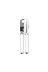 KitchenAid - Classic Can Opener, Stainless Steel Manual Can Opener with Built-in Bottle Opener (White)