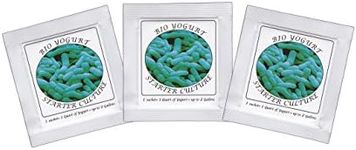 Yogurt Starter Cultures - Pack of 3 Freeze-dried Culture Sachets for Bifido Yogurt