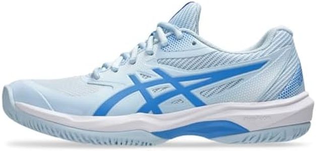 ASICS Women's Game FlyteFoam Pickleball Shoes, 8.5, Light Blue/Blue Coast