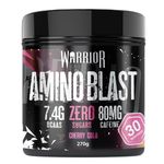 Warrior Amino Blast 270g – BCAA Powder – Branched Chain Amino Acids Supplement, Intra Workout & Recovery, Energy Drink – 30 Servings (Cherry Cola)