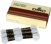 DMC #7027 DMC486B Tapestry Wool #4 Length 3.2 ft (8 m) 10 Cases, Gray