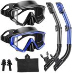 Aqua A Dive Sports Snorkeling Gear Snorkel mask Scuba Set Scuba Diving mask Snorkeling Gear Swimming Goggles Snorkeling Set Swim Dive mask