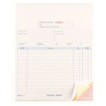 Blueline Invoices 50 Numbered Carbonless Triplicates Bilingual 8-1/2-Inchx11-Inch (DCB177)