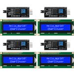 Weewooday 8 Pieces IIC TWI I2C LCD Serial Interface Adapter and LCD Module Display Backlight Compatible with Arduino R3 MEGA2560