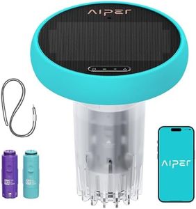 AIPER HydroComm Smart Pool Monitor, 24/7 Automatic Water Testing for Pools, Hot Tubs & Spas, 5-in-1 Accurate Digital Tester, App Control, Customized Optimization Tips, Blue