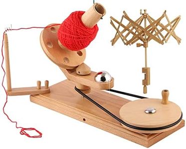 Galaxy Indiacraft Wooden Swift Yarn Winder | Fiber, Wool, String, Thread, Skein Holder | Knitting & Crochet, Winding & Dispensing Accessories | Hand Operated Umbrella Yarn Winder