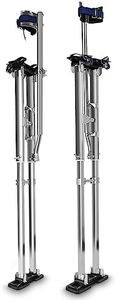 Drywall Stilts, 48''-64'' Drywall Stilts for Adults Adjustable Heights Aluminum Stilt for Painting Painter Pruning Branches or Exterior Wall Painting