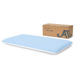 AM AEROMAX 2.75 Inches King Size Hyper Slim Memory Foam Pillow for Stomach and Back Sleepers - Thin, Flat Design for Cervical Neck Alignment and Deeper Sleep.