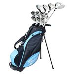 Palm Springs Golf Visa Lady Petite -1" All Graphite Hybrid Club Set & Stand Bag