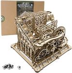 OWNONE 1 3D Wooden Puzzle Marble Run for Adults, DIY Marble Run Wooden Model Kits to Build, Wooden Building Kit for Adults and Teens (334 Pcs)