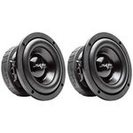 (2) Skar Audio EVL-65 D4 6.5" 400 Watt Max Power Dual 4 Ohm Car Subwoofers, Pair of 2, BNDLE-EVL-65D4x2