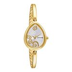 Sonata Wedding Champagne Dial Women Watch With Metal Strap-NR8169YM02