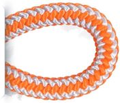 Pelican Rope 16-Strand 1/2 in (12.7 mm) Arborist-16™ Arborist Rope - 7000 lb MBS - Static Climbing Rope - Rescue Operations - High Visibility - 150 ft - Sewn Eye - Orange White - Made in The USA