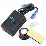 Hiorucet Rheostat Variable Speed Control Switch 120V for Heat N Glo, Heatilator, Majestic, Regency, Desa Fireplace Parts, Fan Speed Controller Switch for Wood Stoves and Fireplace Blower Fan Kits.