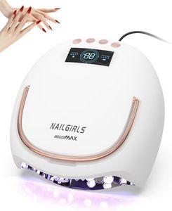 NAILGIRLS UV Lampe für Nägel, UV Lampe Nägel, 10/30/60/99s Timer, Professioneller Nageltrockner für Finger, Led Nagellampe, UV LED Nagellampe für Gel-Nagellack, für Gelnägel Finger Zehennagel(Plug-in)