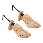 VIVAAS Shoe Stretcher For Women, Wooden Expander for Wide Feet, Bunions or Calluses, Wooden Shoe Tree 2 Way Stretch Length and Width Size 3-7