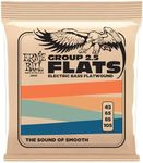 Ernie Ball Flatwound Group 2.5 Electric Bass Strings - 45-105 Gauge (P02805)