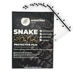 Monsters Ink Snake Skin 12 x Matte Second Skin Tattoo Cover Tattoo Aftercare Bandage, Tattoo Wrap Film, Tattoo Skin, Tattoo Protection Film & Waterproof Dressings (15cm x 20cm (12 Sheets))