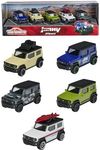 Majorette Vintage Suzuki Jimny 1:64 Scale Diecast Model Cars Giftpack (5 Piece Box)