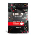 Coffeeza Intenso Ground Coffee | Coarse Grind (French Press) | Premium Grade, Medium-Dark Roasted Ground Coffee - 250gm, Bag