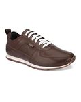 ESMEE Male Casual Lace-Ups Sneakers(Z_201) Brown