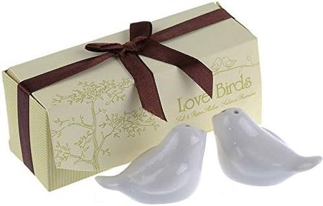 Floratek 20 Sets (40 pcs) Wedding Favor Love Bird Salt and Pepper Shaker Set Party Gift with Package Box
