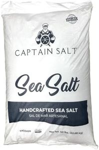 Organic Sea Salt, 50 Pound Bag, Coarse Colima Premium Sea Salt, 82+Minerals, Kosher, Additive Free.