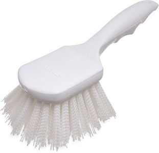 Carlisle 4054102 Sparta Utility Scrub Brush, 8" x 3", White