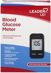 LEADER Blood Glucose Test Strips for Diabetes, No-Coding, Fast, Accurate Results, Use with LEADER Blood Sugar Monitoring System (Monitor Kit)