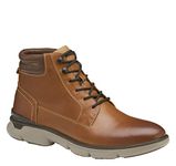 Johnston & Murphy Men’s XC4 Tanner Plain Toe Boot | Casual Boots for Men | Waterproof Leather Construction | Cushioned Insole | Removable Dual Width Footbed, Tan Full Grain, 10.5