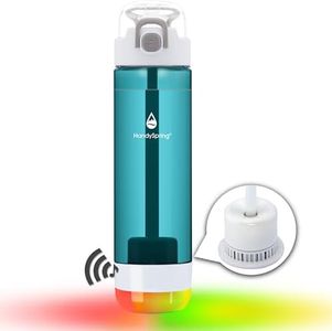 HANDYSPRING - World's 1st Smart Water Bottle with Filter and Reminder to Drink Water, Water Bottle with Filter, Filtered Water Bottle with Straw, Lights & Sound Reminder to Keep Hydrated, 26oz (HS2C)