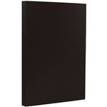 JAM PAPER Matte 28lb Paper - 215.9 x 355.6 mm (8 1/2" x 14") Legal - Black Base - 50 Sheets/Pack