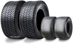 WANDA Set 4 Zero-Turn Lawn Mower Turf Tires 13x6.5-6 Front & 20x12-10 Rear /4PR -13207/13042