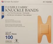 Henry Schein Knuckle Fabric Bandages 1.5" x 3" 100/BX