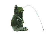 Bermuda Pond Side Ornament Frog Water Spitter