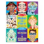 Melissa & Doug Make-A-Face Crazy Characters Sticker Pad,Multicolor