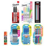 Paper Mate, Sharpie, Rotring & Elmer's Stationery Supplies | Ballpoint Pens, Gel Pens, Marker Pens, Highlighters, HB Pencils & Glue Stick | Perfect for School & Office | 23 Count