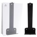 DYNAS PS5 Wall Mount - Wall Bracket for PlayStation 5 - (for both Disc and Digital Versions) (NOT for PS5 SLIM) - Securely wall mount PS5 to wall, Made From steel - Made in the UK