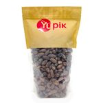 Yupik Raw Cacao Beans, 1 kg, Vegan, Kosher, GMO-Free, Natural Dried Beans, Unroasted, Crunchy, No Added Sugar, Rich in Fiber, Source of Iron, Perfect to Make Chocolate, Ideal for Snacks & Baking