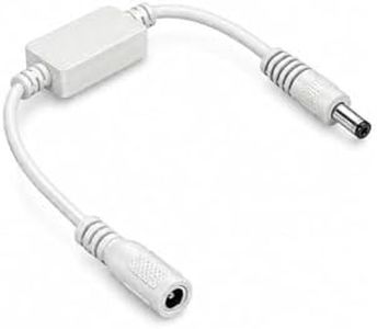 Router Reboot Cable, 2026 New 24-Hour Automatic Reset Device for WiFi Router Modem, Automatic Restart Cable with DC5521 Male to Female Connector, for Stable Home Office Network (White)