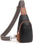 CLUCI Small Sling Bag for Women,Vegan Leather Crossbody Bags for Women,Fanny Packs with Guitar Strap