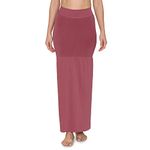 Zivame All Day Flared Mermaid Reversible Saree Shapewear for Women - Brown and Rose