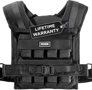 MVRK Adjustable Weighted Vest Men 35lbs - Weighted Workout Vest With Iron Weights, Heavy Duty Weighted Exercise Vest For Functional Training, Slim Design Weighted Running Vest, Weight Vest Women