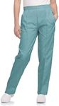 Landau Women's Classic Fit Elastic Waist Scrub Pants Xx-Large Sea Mist