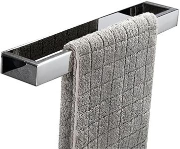 Biutimarden Porta Asciugamani Autoadesiva in Acciaio INOX,Portasciugamani Senza Foratura 40CM Cromo Portaasciugamano da Bagno per Bagno Cucina