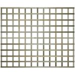 Premier Flat Top Square Trellis Fence Topper Panel or Wall Climber Width: 6ft (183cm) x Height: (@Shoulder) 5ft (150cm | 1500mm) Standard Design Holes 120x120mm for less discretion.