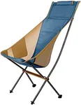 Klymit Ridgeline Camping Chair for Adults, Folding Chair for Outside, Blue